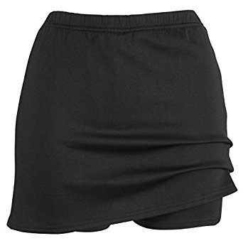 i-sports Pro Skort Girls Performance Fit Outer Skirt & Base Layer Under Short, 5-6 up to 13-14 Yrs