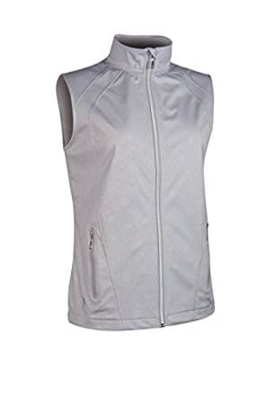 Glenmuir Ladies' Water Repellent Embossed Patterned Zip Front Performance Jacket