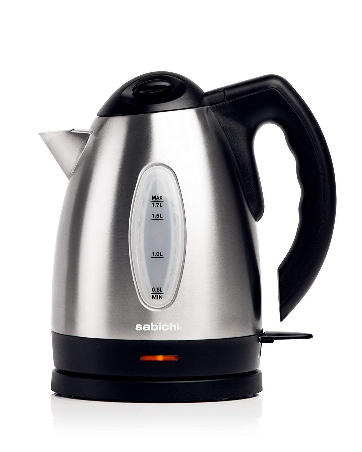 Sabichi Brushed Stainless Steel Kettle 1.7L